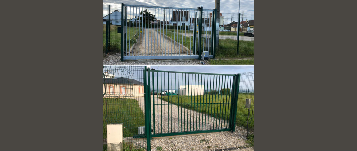 Portail galvanisé-ANS-Métallerie